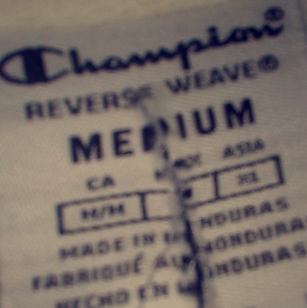 Champion all white hoodie